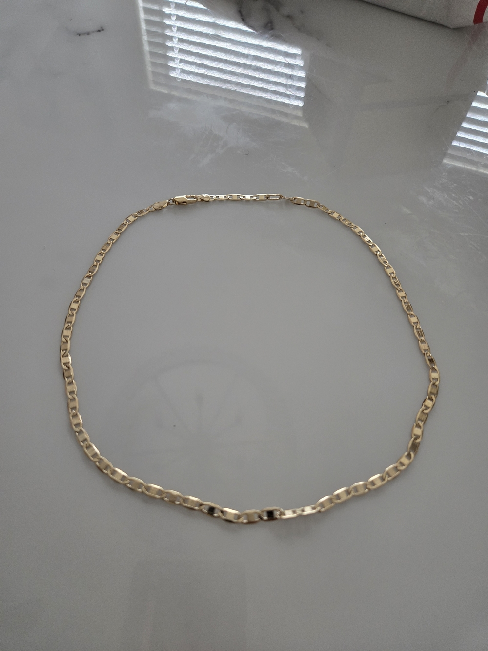 Gold Plated valentino interlocking 20 Inch Necklace 3MM Jewelry for men & women